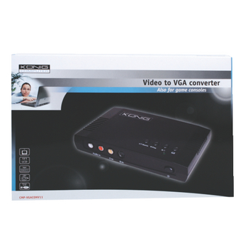 CMP-VGACONV11 König video naar vga converter Verpakking foto